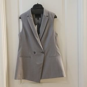 Ladies Gray Dress Vest - Bananna Republic